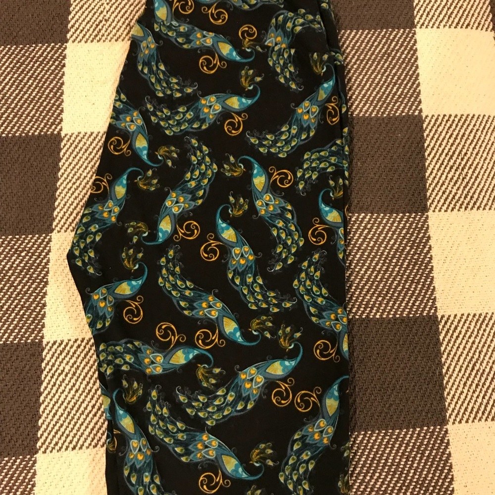 UNICORN LuLaRoe OS Peacock Leggings